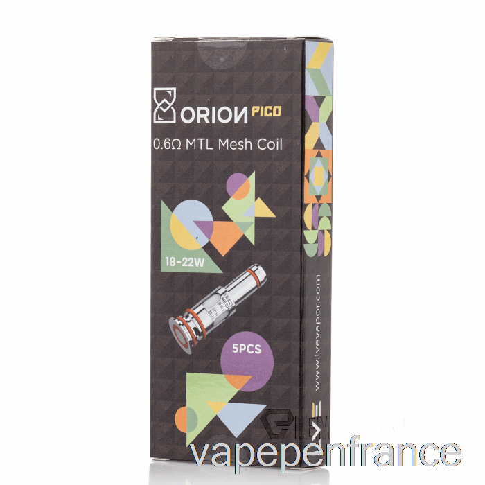 Bobines De Remplacement Lve Orion Pico Bobines De Maille Pico 0,6 Ohm Stylo Vape